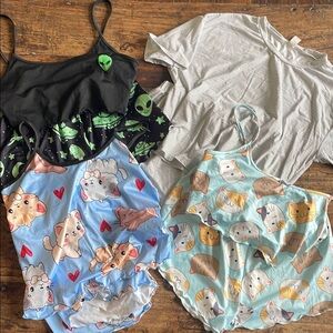 Women's Cute Print Pajama Set